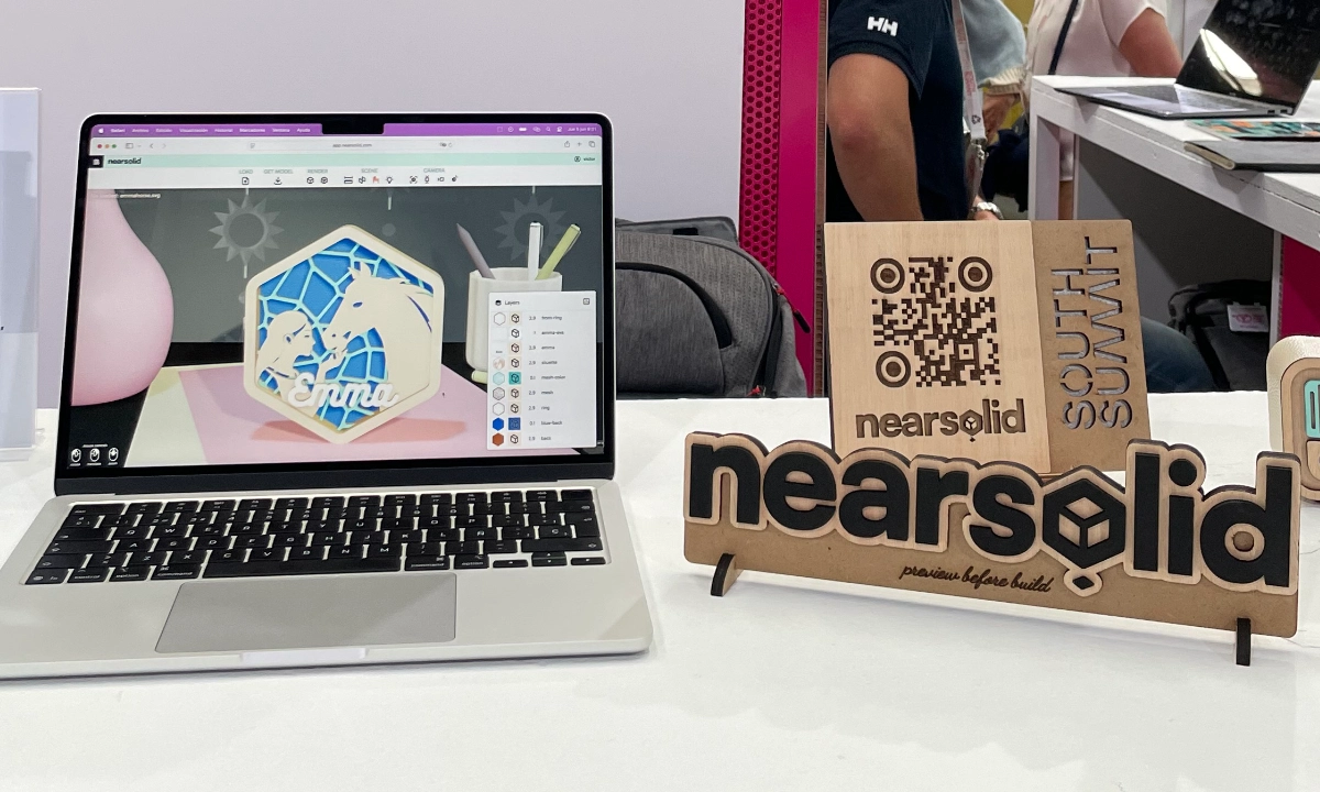NearSolid presented at the South Summit 2025 stand