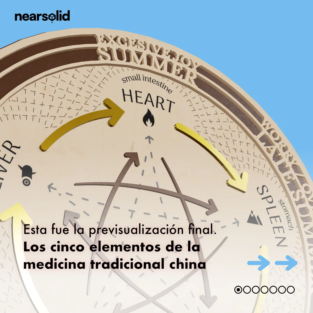 Proyecto multicapa para médico en acupuntura — previsualización 3D